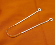 Fine silver tongue cleaner scraper, handmade best for daily use in India, UK, USA, All Country