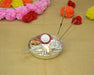 Silver Plated Pooja Thali Set, Pooja Thali Decorative Plate, Housewarming Return Gifts, Pooja Gift Articles in India, UK, USA, All Country