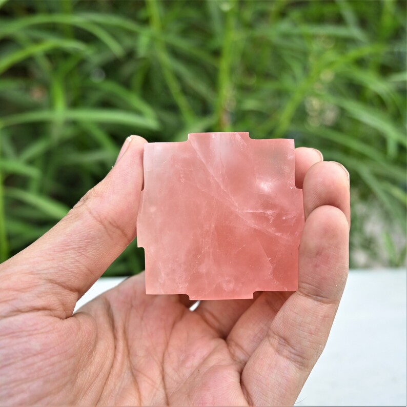 Shree Yantra Rose quartz, Quartz Crystal shri yantra in India, UK, USA, All Country