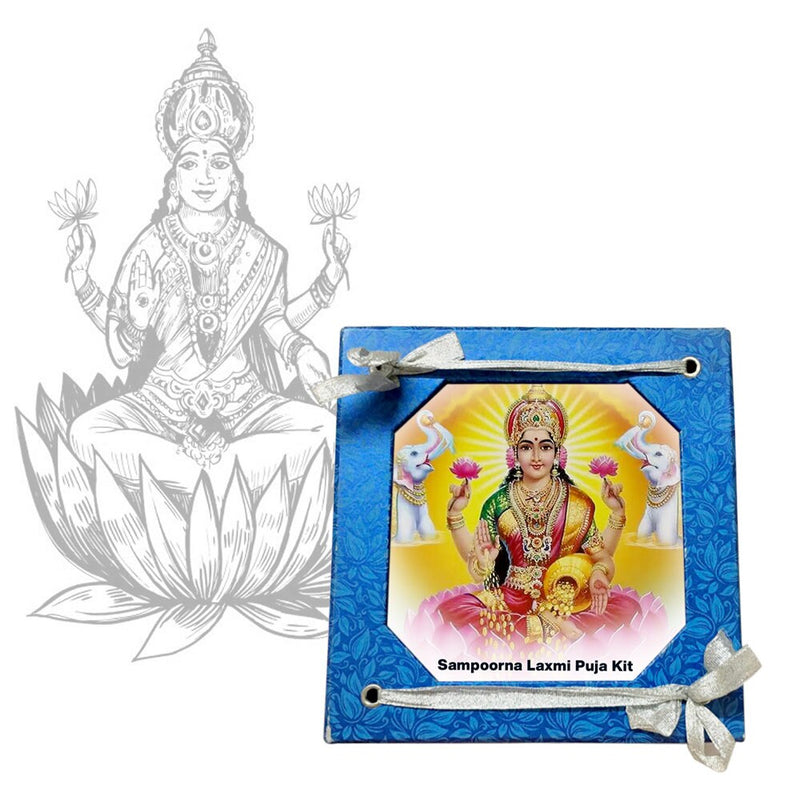 Sampoorna Laxmi Puja Kit/Goddess Laxmi Pujan Samagri in India, UK, USA, All Country