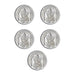 Lord Ganesh Coin In Pure 999 Silver 10 Grams Set Of 5 Religious Coins in India, UK, USA, All Country