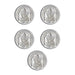 Ganpati Coin In Pure 999 Silver 10 Grams Set Of 5 Religious Coins in India, UK, USA, All Country