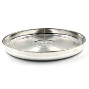 999 Fine Pure Silver Handmade solid Plan Thali, Plate/ Tray for Prasad, baby food - 8 Inch approx 200+ gram approx in India, UK, USA, All Country