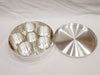92.5% Pure Silver Pooja Box Contain - 6 Katori Pieces, Pooja Set or Gift Item in India, UK, USA, All Country