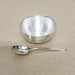 92.5 % Purity Silver Small Size Bowl &amp; Spoon for new born baby for Gifting, Personal Usage in India, UK, USA, All Country