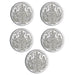 Ganesh Lakshmi Saraswati Coin In Pure 999 Silver 5 Grams Beautiful Design For Gifting And Religious Purpose in India, UK, USA, All Country