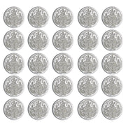 Ganesh Lakshmi Saraswati Coin In Pure 999 Silver 5 Grams Beautiful Design For Gifting And Religious Purpose in India, UK, USA, All Country