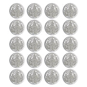 Ganesh Lakshmi Saraswati Coin In Pure 999 Silver 5 Grams Beautiful Design For Gifting And Religious Purpose in India, UK, USA, All Country