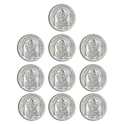 Lord Ganesh Coin In Pure 999 Silver 2.5 Grams Beautiful Design For Gifting And Religious Purpose in India, UK, USA, All Country