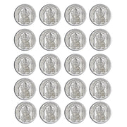 Lord Ganesh Coin In Pure 999 Silver 2.5 Grams Beautiful Design For Gifting And Religious Purpose in India, UK, USA, All Country