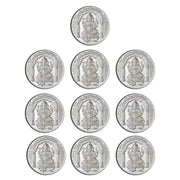 Ganpati Coin In Pure 999 Silver 5 Grams Beautiful Design For Gifting And Religious Purpose in India, UK, USA, All Country
