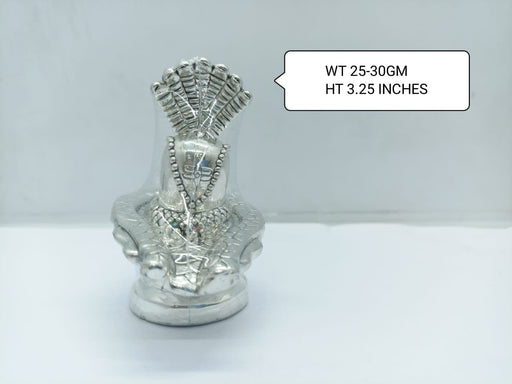 999 Fine Silver Hollow Shivling with Sheshnag Statue in India, UK, USA, All Country
