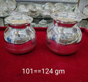 Pure Silver Lota - Kalash for Personal Usage or Gifting for New Home Gifting, Personal Festival Gifts, Temple at Home, Workplace and Gifting in India, UK, USA, All Country