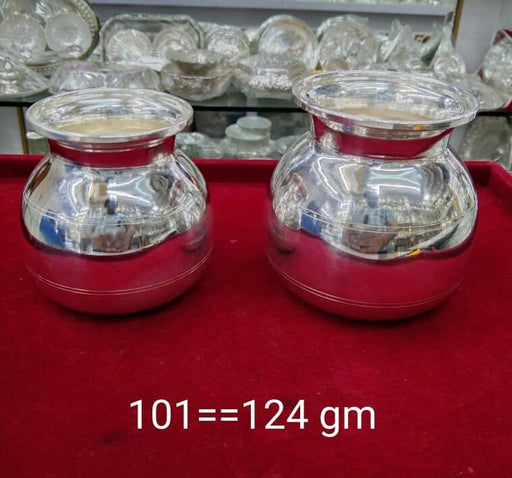 Pure Silver Lota - Kalash for Personal Usage or Gifting for New Home Gifting, Personal Festival Gifts, Temple at Home, Workplace and Gifting in India, UK, USA, All Country