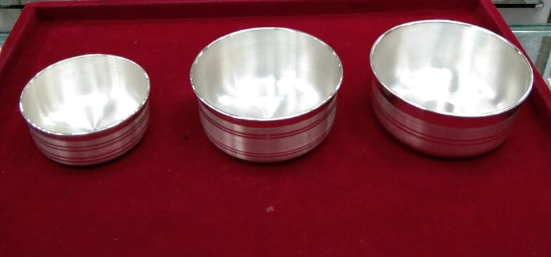 999 fine silver handmade small baby bowl, silver tumbler, flask, silver vessels in India, UK, USA, All Country