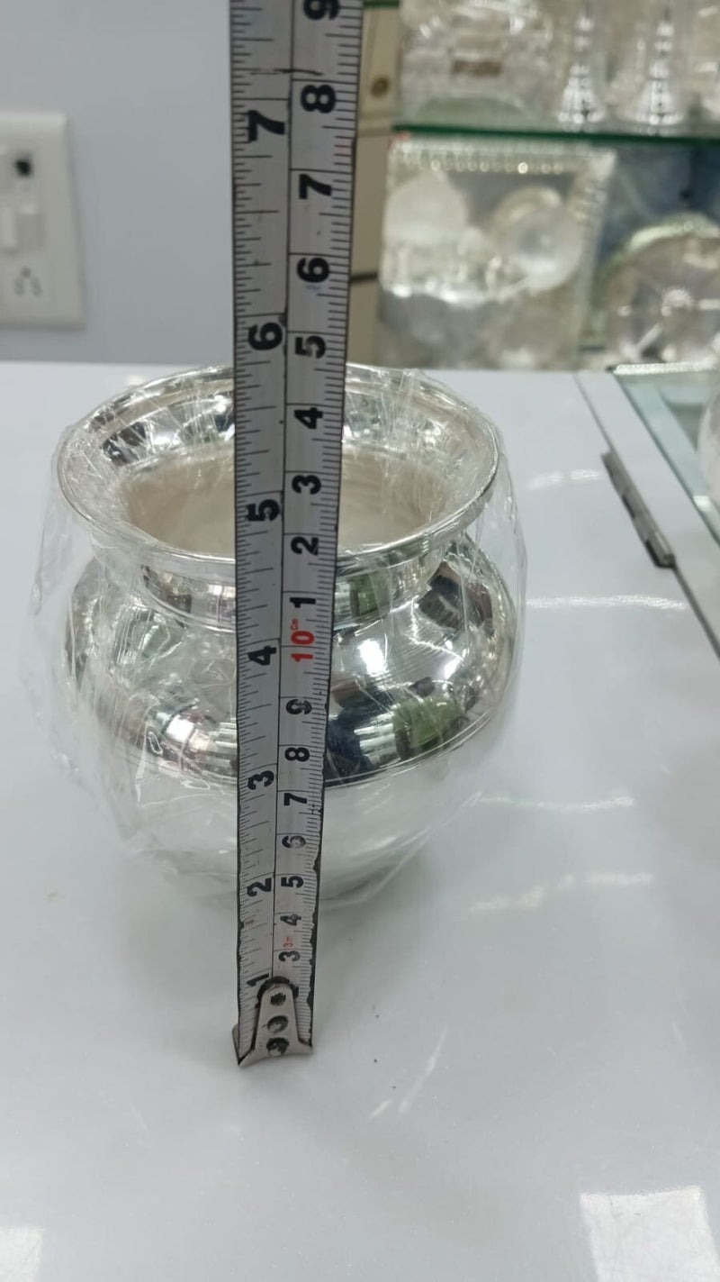 Pure Silver Kalash for Home Mandir – Lota with BIS Hallmark, Silver Kalasam for Gift in India, UK, USA, All Country