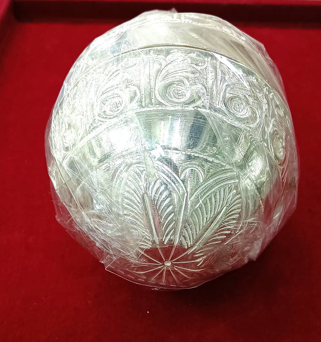 Silver Made Shrifal Naryal for Gifting or Home Usage Purpose, Silver Article for Gifting - 149 gram and 209 Gram Approx in India, UK, USA, All Country