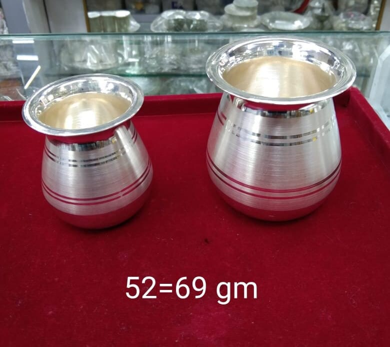 Pure Silver Kalash for Gift, Silver Marwadi Lota for Kitchen, Silver Kalasam for Home Mandir, Silver Gift Items in India, UK, USA, All Country