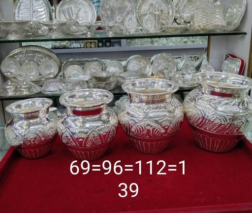 Pure Silver Design Kalash for Pooja Mandir – Lota, Silver Kalasam for Gift and Pooja and Temple Purpose in India, UK, USA, All Country