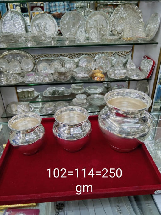 Pure Silver Kalash for Pooja Mandir – Lota, Silver Kalasam for Gift and Temple Use in India, UK, USA, All Country