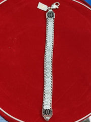 925 Sterling Silver Oxidised Bracelet for Men in India, UK, USA, All Country