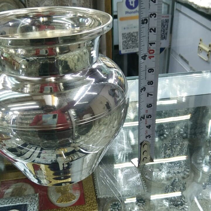 Pure Silver Kalash for Pooja Mandir – Lota, Silver Kalasam for Gift and Temple Use in India, UK, USA, All Country