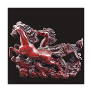 2 Red Porcelain Running Horses in India, UK, USA, All Country
