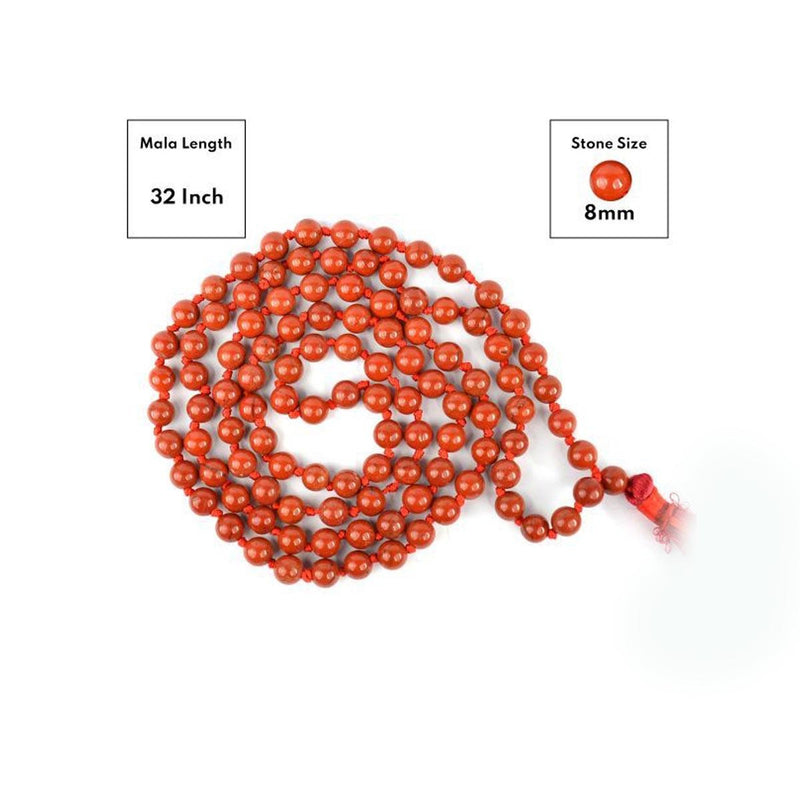 Red Jasper Round Beads Mala in India, UK, USA, All Country