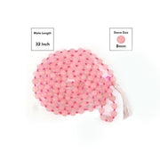 Rose Quartz Round Beads Mala in India, UK, USA, All Country