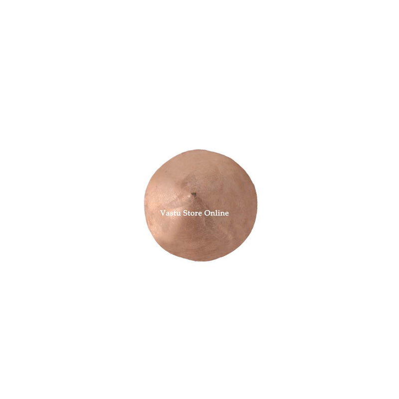 Round Copper Pyramid without Hollow - Vastu Products for South East Dosh in India, UK, USA, All Country