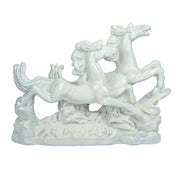 2 White Porcelain Running Horses in India, UK, USA, All Country
